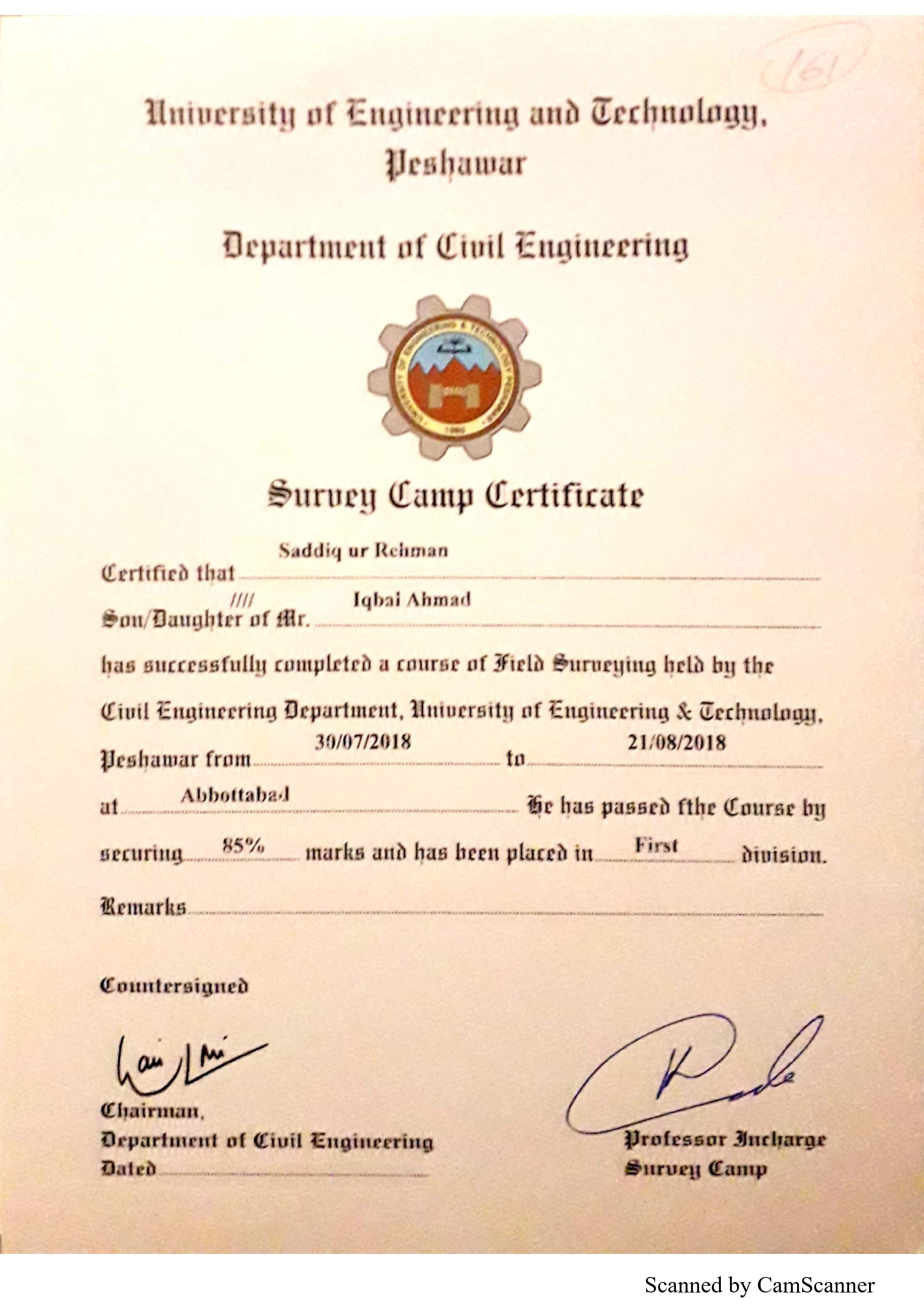 Certificate 10